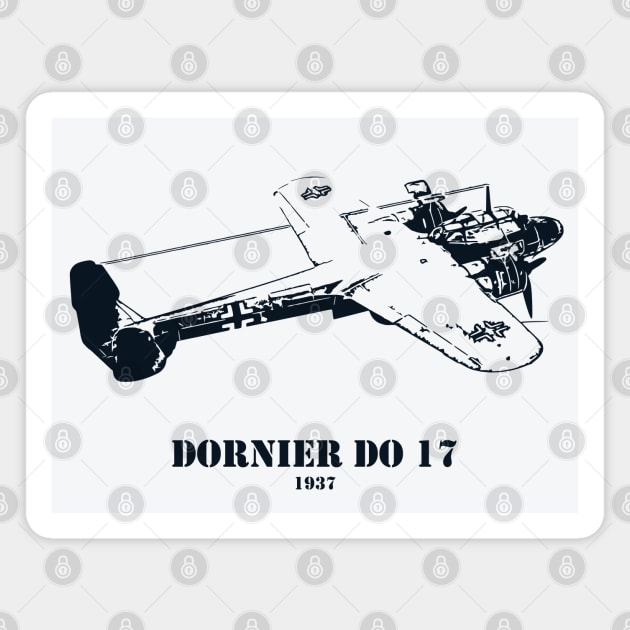 Dornier Do 17 WWII German Light Bomber Magnet by Lakeric